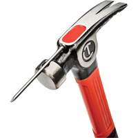 General Purpose Hammer, 16 oz., Fibreglass/Cushion Handle, 14" L Superchem Industries