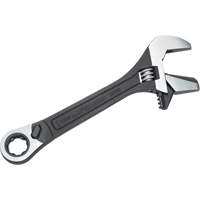 11-Piece Pass-Thru X6 Adjustable Wrench & Spline Socket Set, 13" L, 2-27/50" Max Width, Black Phosphate Superchem Industries