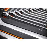 12-Point Long Pattern Combination SAE Wrench Set in Foam Storage Tray, Open-Ended, 19 Pieces, Imperial Superchem Industries