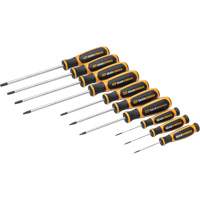 Torx&reg; Dual Material Screwdriver Set in Foam Storage Tray, 10 Pcs. Superchem Industries