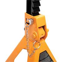Ratcheting Jack Stand, Locking Pin, 6 tons Capacity, 15-3/4" - 24-1/2" H Superchem Industries