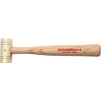 Brass Hammer with Hickory Handle, 1 lbs Head Weight, 11" L Superchem Industries