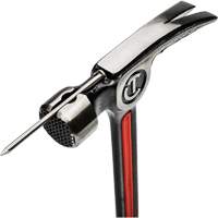 Steel Milled-Face Framing Hammer, 22 oz., Solid Steel Handle, 16" L Superchem Industries