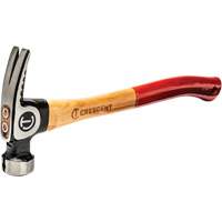 Milled-Face Framing Hammer, 22 oz., Wood Handle, 18" L Superchem Industries