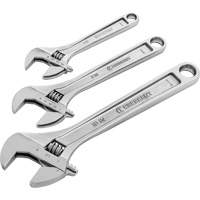 Wrench Set, Adjustable, 3 Pieces, Imperial and Metric Superchem Industries
