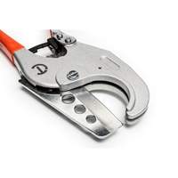Ratcheting PVC Pipe Cutter with Dipped Grips, 1/4"- 2-3/8" Capacity Superchem Industries