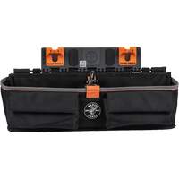 Module pour grande poche avec crochet en S Bucket Work Centre, Nylon, 3 pochettes, Noir/Orange Superchem Industries