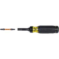 15-in-1 Ratcheting Impact-Rated Multi-Bit Torsion Zone Screwdriver, 9-1/2" L, Cushion Grip Handle Superchem Industries