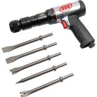 5-Piece Heavy-Duty Air Hammer with Chisel Set, 2.66 CFM, 1/4" NPT, 2600 BPM, 3/4" x 3" (19mm x 76mm) Superchem Industries