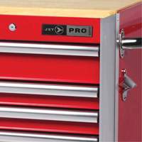 PRC7215 Pro Series Roller Cabinet, 15 Drawers, 72" W x 24" D x Red Superchem Industries
