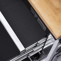 HDRC5212 HD Series Roller Cabinet, 12 Drawers, 51-1/4" W x 21" D x 40-3/10" H, Black Superchem Industries