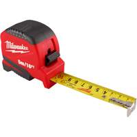 Compact Tape Measure, 1" x 16' Superchem Industries