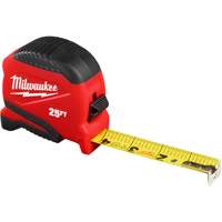 Compact Tape Measure, 1" x 25' Superchem Industries