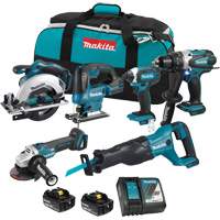 Ensemble 6 outils LXT, Lithium-ion, 18 V Superchem Industries