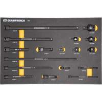 Mechanics Tool Set in Modular Foam Trays with Storage Unit, 247 Pieces Superchem Industries
