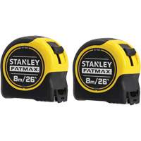 FATMAX&reg; Classic Tape Measures, 1-1/4" x 26'/8 m, Imperial & Metric Graduations Superchem Industries