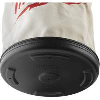 Utility Bucket Bag, 11-81/100" L x 11-81/100" W x 14-57/100" H, Polyester, White Superchem Industries