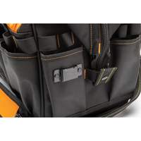 Sac &agrave; outils de 20" pour les professionnels, Nylon, 33 pochettes, Noir/Orange Superchem Industries