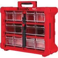 Organisateur PACKOUT &agrave; bac inclinable, 15-1/5" x 19-7/10" x 6-7/10", Noir/Rouge Superchem Industries