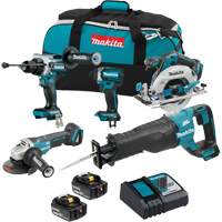 Ensemble de 5 outils sans balai 18V LXT, Lithium-ion, 18 V Superchem Industries