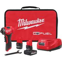 FUEL Right Angle Die Grinder Kit, 1/4" Collet, 12 V, Lithium-Ion Superchem Industries