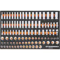 MEGAMOD Metric Mechanics Tool Set in Modular Foam Trays with Rolling Cabinet, 358 Pieces Superchem Industries