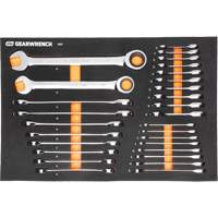 MEGAMOD Metric Mechanics Tool Set in Modular Foam Trays with Rolling Cabinet, 358 Pieces Superchem Industries