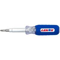 6-in-1 Multi-Bit Screwdriver, Textured Handle Superchem Industries