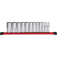 12-Point Deep Well SAE Socket Set, 12 Pcs, 3/8" Drive Size, Deep Superchem Industries