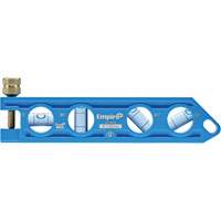TRUE BLUE&reg; Die Cast Torpedo Level, 6" L, Aluminum, 4 Vials Superchem Industries