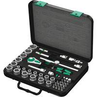 8100 SB 2 Zyklop Speed Ratchet Set, 43 Pcs, 3/8" Drive Size Superchem Industries
