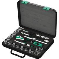 8100 SB 4 Zyklop Speed Ratchet Set, 38 Pcs, 3/8" Drive Size Superchem Industries