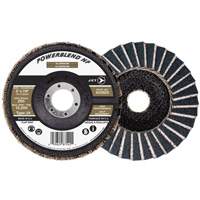 POWERBLEND NF Flap Disc, 5" x 7/8", Type 29, Z60 Grit, Zirconia Alumina Superchem Industries