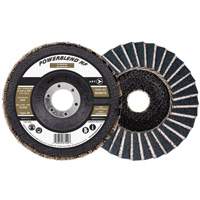 POWERBLEND NF Flap Disc, 4-1/2" x 7/8", Type 29, Z60 Grit, Zirconia Alumina Superchem Industries