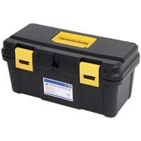 JPTB-16 Plastic Hand Tool Box, 16" W x 8" D x 7-1/2" H, Black Superchem Industries