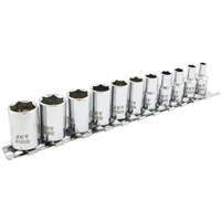 SS1411M-6 6-Point Metric Socket Set, 11 Pcs, 1/4" Drive Size Superchem Industries