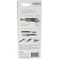 Couteau professionnel de 18 mm, Acier inoxydable, Robuste, Prise en Caoutchouc Superchem Industries