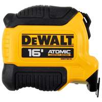 ATOMIC COMPACT SERIES Tape Measure, 16', Imperial Graduations Superchem Industries