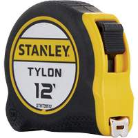 Tylon Tape Measure, 12', Imperial Graduations Superchem Industries