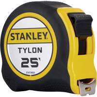 Tylon Tape Measure, 25', Imperial Graduations Superchem Industries