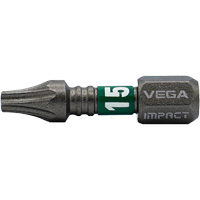 Impactech&reg; Insert Bit, Torx&reg; Tamper, T-15, 1/4" Drive Superchem Industries
