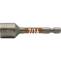 Tourne-&eacute;crou Impactech, Embout 7/16", Prise 1/4", 2-9/16" lo, Magn&eacute;tique Superchem Industries