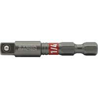 Adaptateur de douille &agrave; chocs Impactech, 1/4" Prise, Dimension m&acirc;le 1/4", 2" lo Superchem Industries