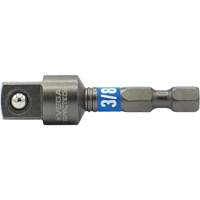 Adaptateur de douille &agrave; chocs Impactech, 1/4" Prise, Dimension m&acirc;le 3/8", 2" lo Superchem Industries