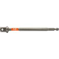 Adaptateur de douille &agrave; chocs Impactech, 1/4" Prise, Dimension m&acirc;le 1/2", 6" lo Superchem Industries