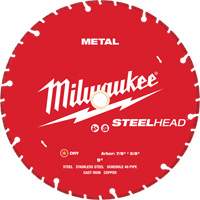 STEELHEAD Cutting Diamond Blade, 9", Metal Use Superchem Industries