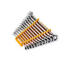 Jeu de cl&eacute;s &agrave; 12 pans et 90 dents, Combinaison &agrave; cliquet, 12 morceaux, M&eacute;trique Superchem Industries