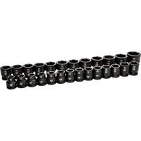6 Point Metric Socket Set, 26 Pcs, Impact, 3/4" Drive Size Superchem Industries