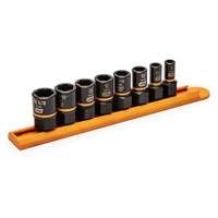 Bolt Biter Extraction Socket Set, 8 Pcs, Impact, 1/4"/3/8" Drive Size Superchem Industries