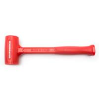 One-Piece Standard Head Dead Blow Hammer, 38 oz., Textured Grip, 15-1/4" L Superchem Industries